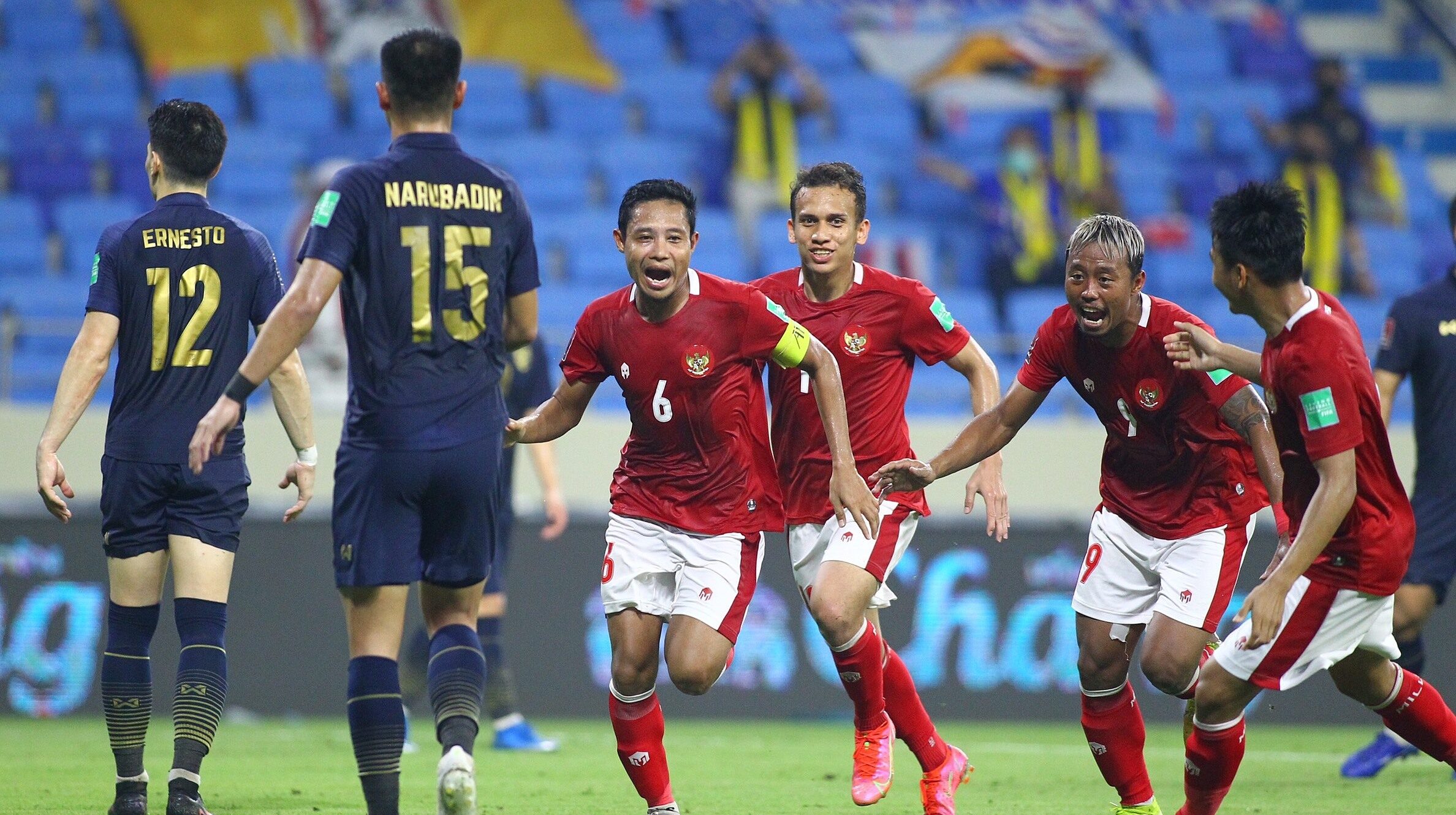 UAE thua trận của đội tuyển Indonesia